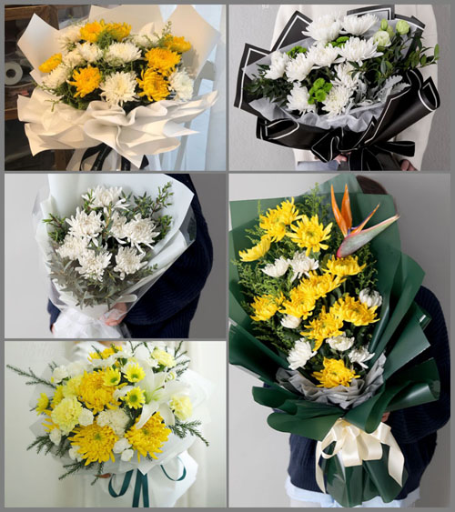 海南海口市龙华区大同街道白事花束代送